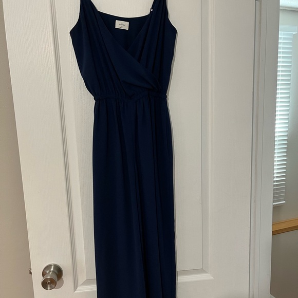 Aritzia Pants - Aritzia Navy Blue Sleeveless Jumpsuit